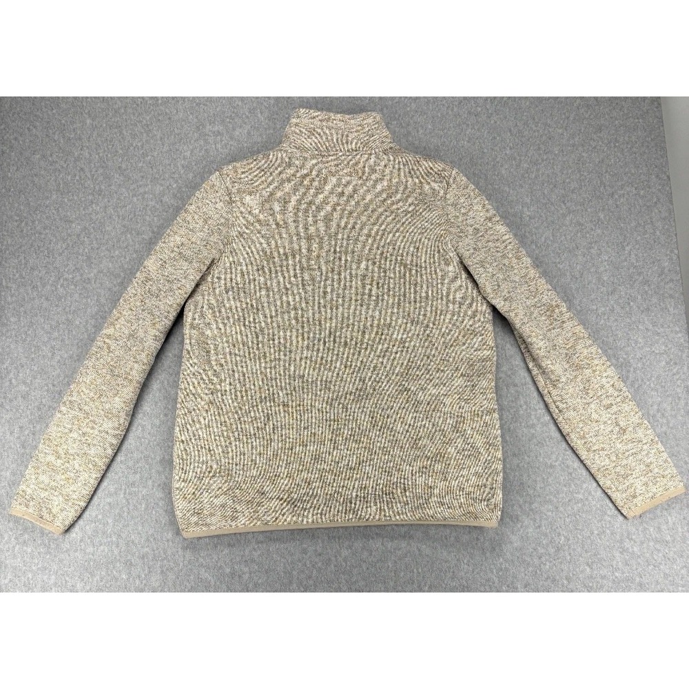 Thread & Supply Oatmeal Quarter Zip Fleece Pullover L Cozy Minimalist Outdoor - Picture 10 of 10